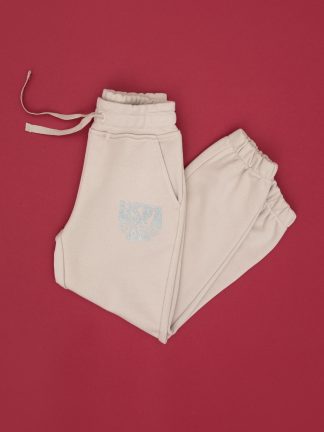 شلوار راحتی دخترانه طوسی یو اس پولو