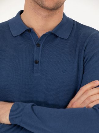 پلیور مردانه نیلی کاشارل