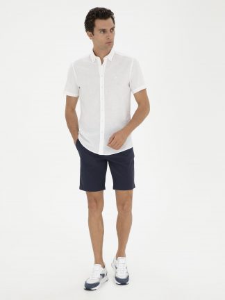 شلوارک مردانه سرمه ای کاشارل