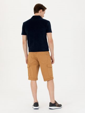 شلوارک مردانه شتری کاشارل