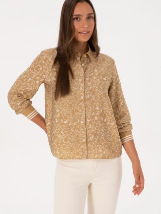 شومیز زنانه آبی نفتی یو اس پولو