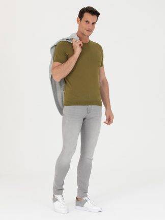 پلیور مردانه سبز کاشارل