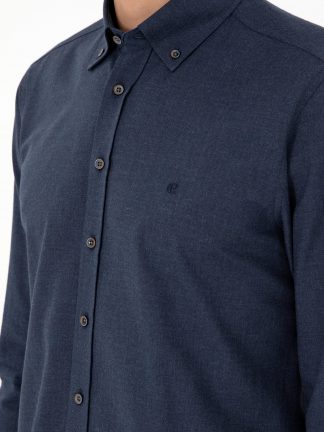 پیراهن مردانه سرمه ای کاشارل