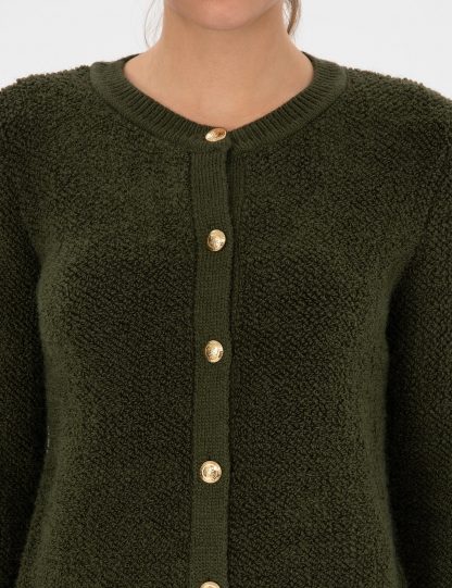 ژاکت زنانه خاکی روشن پیرکاردین