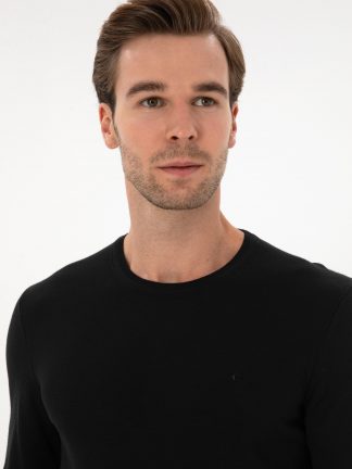 پلیور مردانه مشکی کاشارل