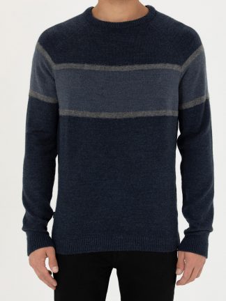 پلیور مردانه سرمه ای پیرکاردین