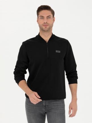 سویشرت مردانه مشکی پیرکاردین