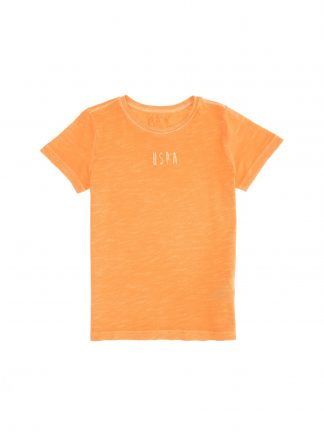تی شرت پسرانه نارنجی یو اس پولو