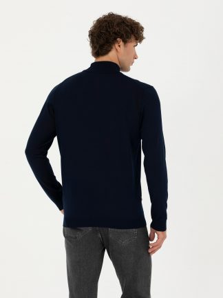 پلیور مردانه سرمه ای پیرکاردین