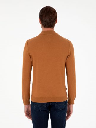 پلیور مردانه قهوه ای پیرکاردین