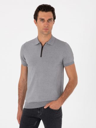 پلیور مردانه خاکستری کاشارل