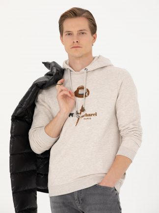 هودی مردانه بژ کاشارل