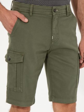 شلوارک مردانه خاکی روشن کاشارل