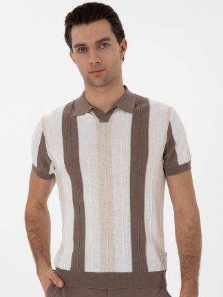 پلیور مردانه بژ کاشارل