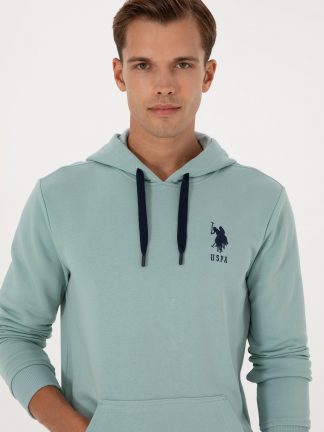 هودی مردانه نعنایی یو اس پولو