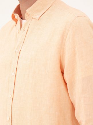 پیراهن مردانه نارنجی کاشارل