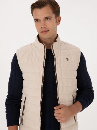 جلیقه مردانه بژ یو اس پولو