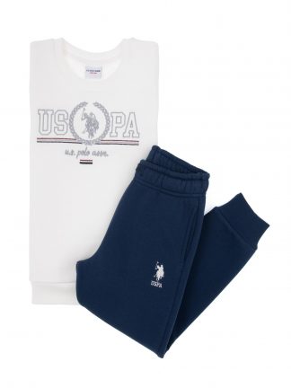 لباس راحتی پسرانه سفید یو اس پولو