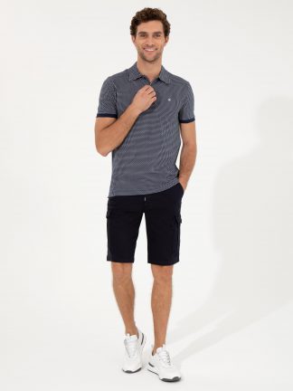 شلوارک مردانه سرمه ای کاشارل