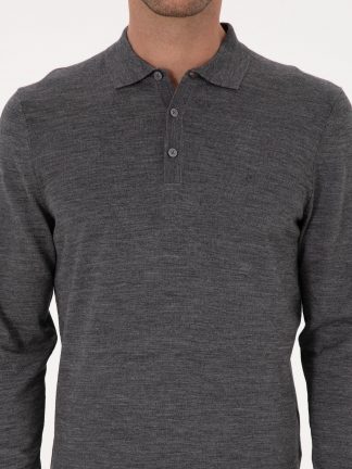 پلیور مردانه خاکی ملانژ کاشارل