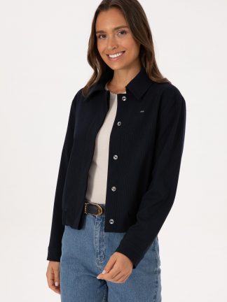 کت زنانه سرمه ای یو اس پولو