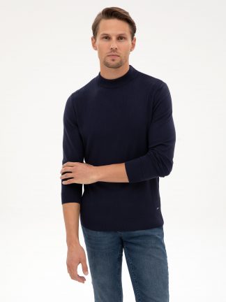 پلیور مردانه سرمه ای پیرکاردین