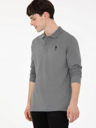 سویشرت مردانه خاکستری یو اس پولو