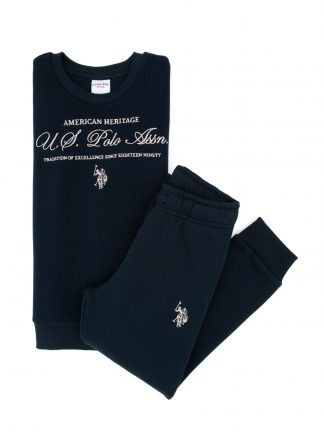 لباس راحتی پسرانه سرمه ای یو اس پولو