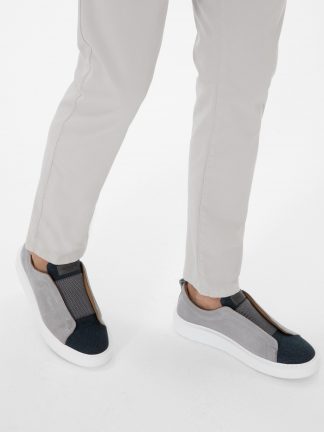 کفش روزمره مردانه خاکستری کاشارل