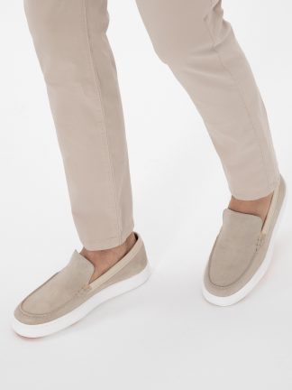 کفش لوفر مردانه بژ کاشارل