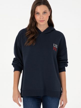 هودی زنانه سرمه ای یو اس پولو