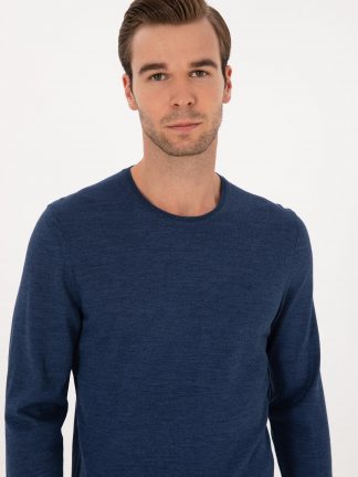 پلیور مردانه نیلی کاشارل