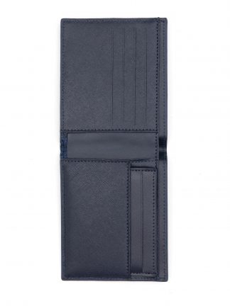 کیف پول و کارت مردانه سرمه ای یو اس پولو