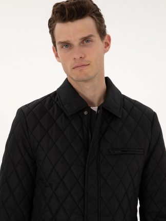 کاپشن مردانه مشکی پیرکاردین