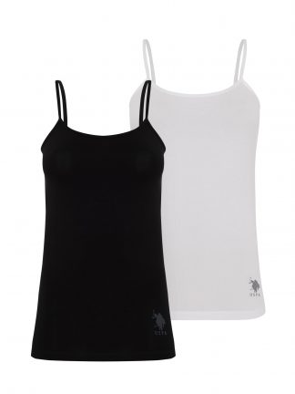 تاپ زنانه مشکی یو اس پولو