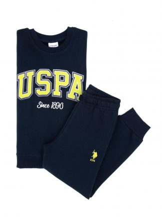 لباس راحتی پسرانه سرمه ای یو اس پولو