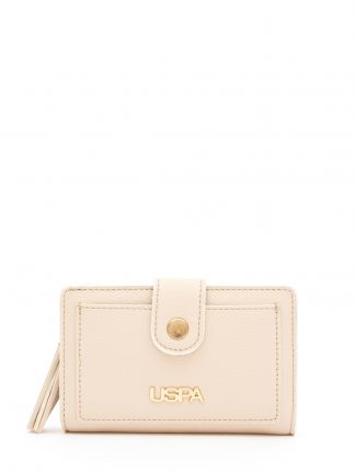 کیف پول زنانه بژ یو اس پولو