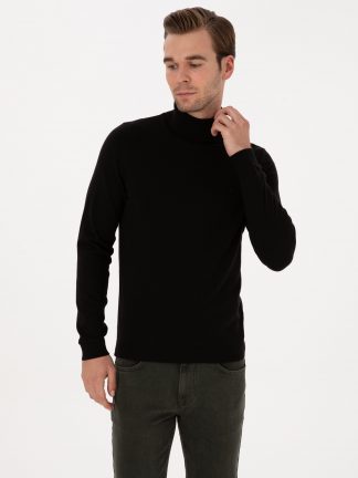 پلیور مردانه مشکی کاشارل