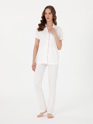 لباس خواب زنانه کرم پیرکاردین