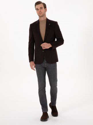 کت مردانه قهوه ای کاشارل