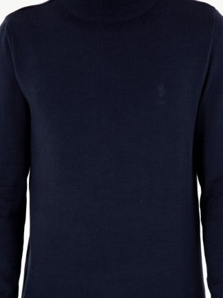پلیور مردانه سرمه ای یو اس پولو