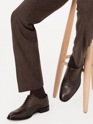 کفش رسمی مردانه قهوه ای کاشارل