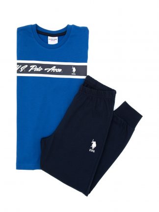 لباس راحتی پسرانه آبی کوبالت یو اس پولو