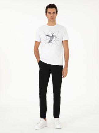 شلوار کتان مردانه مشکی کاشارل