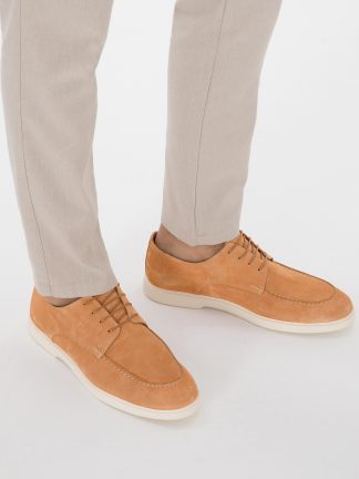 کفش لوفر مردانه نارنجی کاشارل