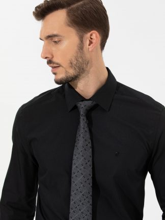 پیراهن رسمی مردانه مشکی پیرکاردین