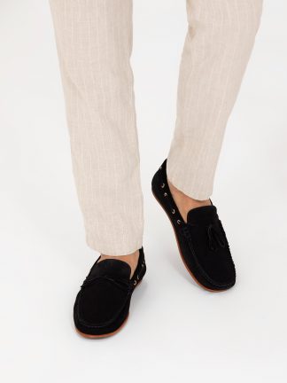 کفش لوفر مردانه سرمه ای کاشارل