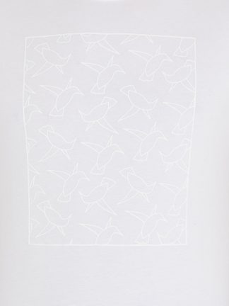 تی شرت مردانه سفید کاشارل