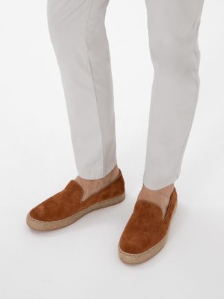 کفش لوفر مردانه قهوه ای کاشارل