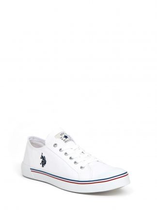 کفش کتانی و اسپرت مردانه سفید یو اس پولو